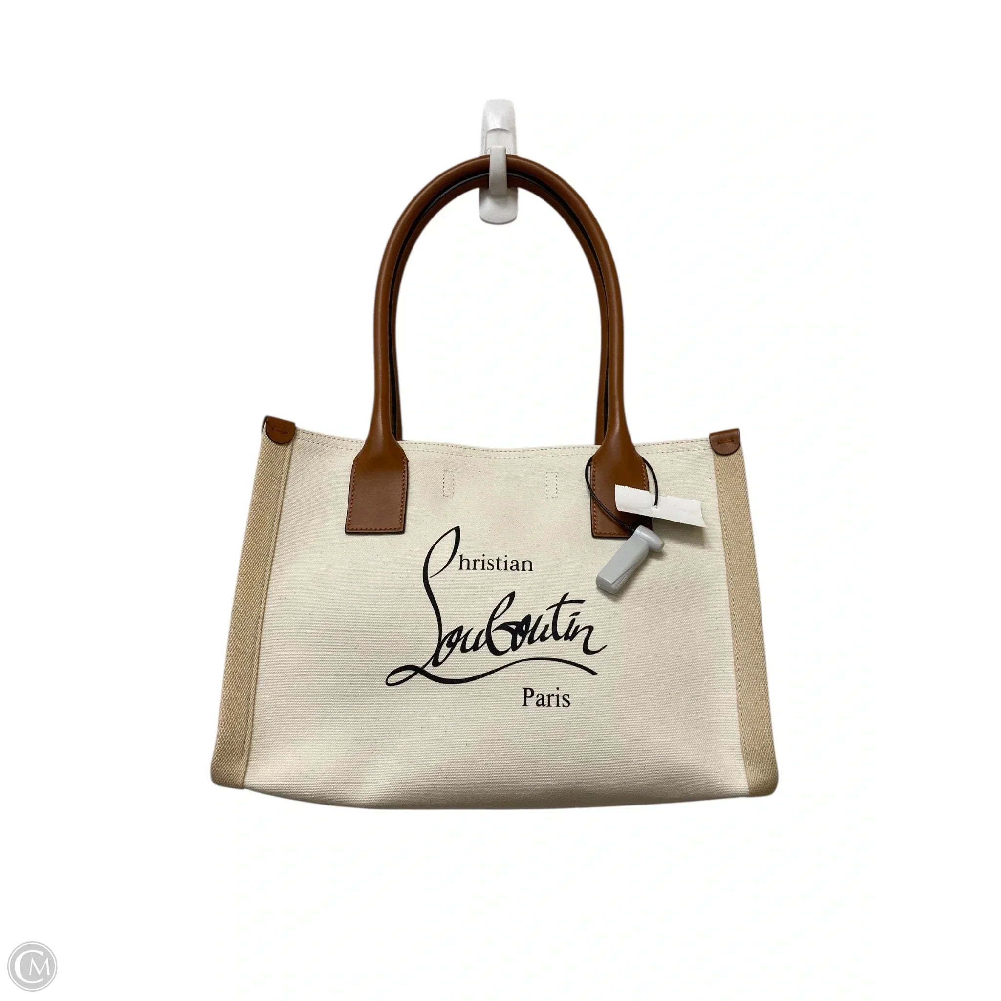 Handbag Luxury Designer By Christian Louboutin, Size: Medium