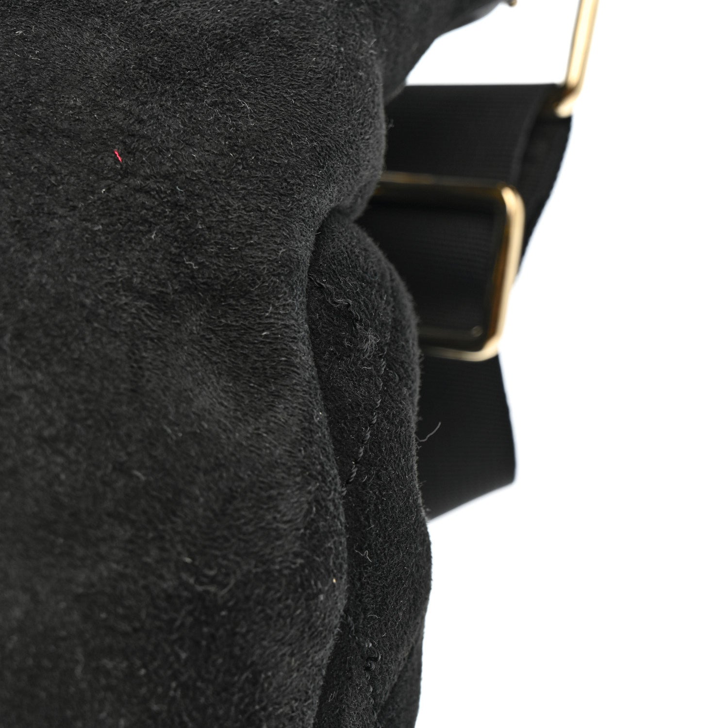Suede Sparkling Winter Messenger Black