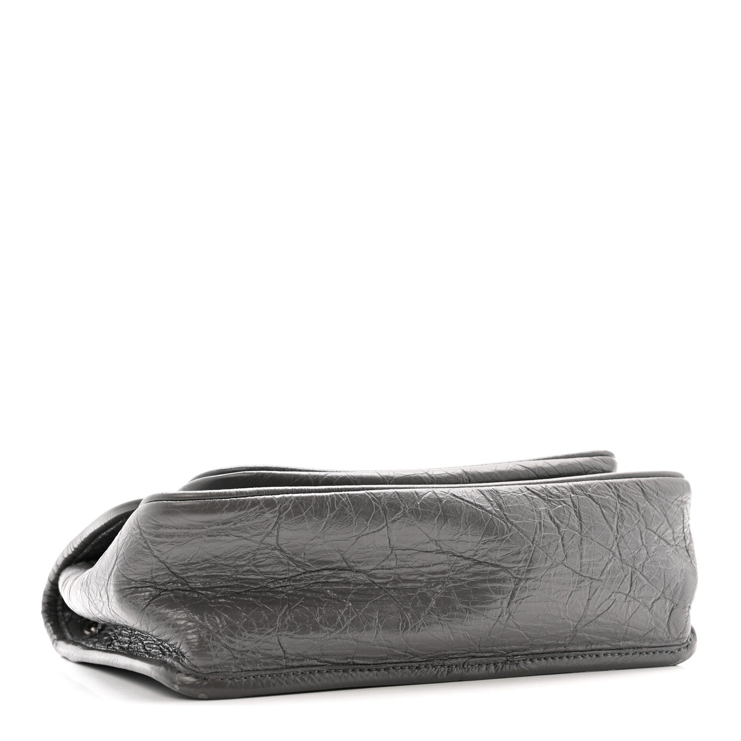 Crinkled Calfskin Matelasse Monogram Baby Niki Chain Satchel Storm