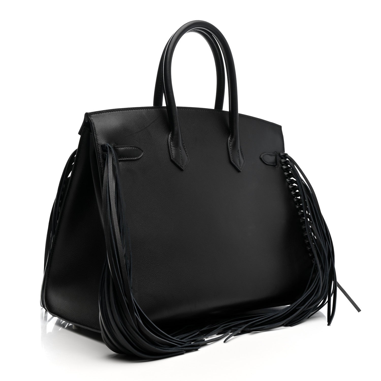 Evergrain Birkin Sellier Anate Fringed 35 Black