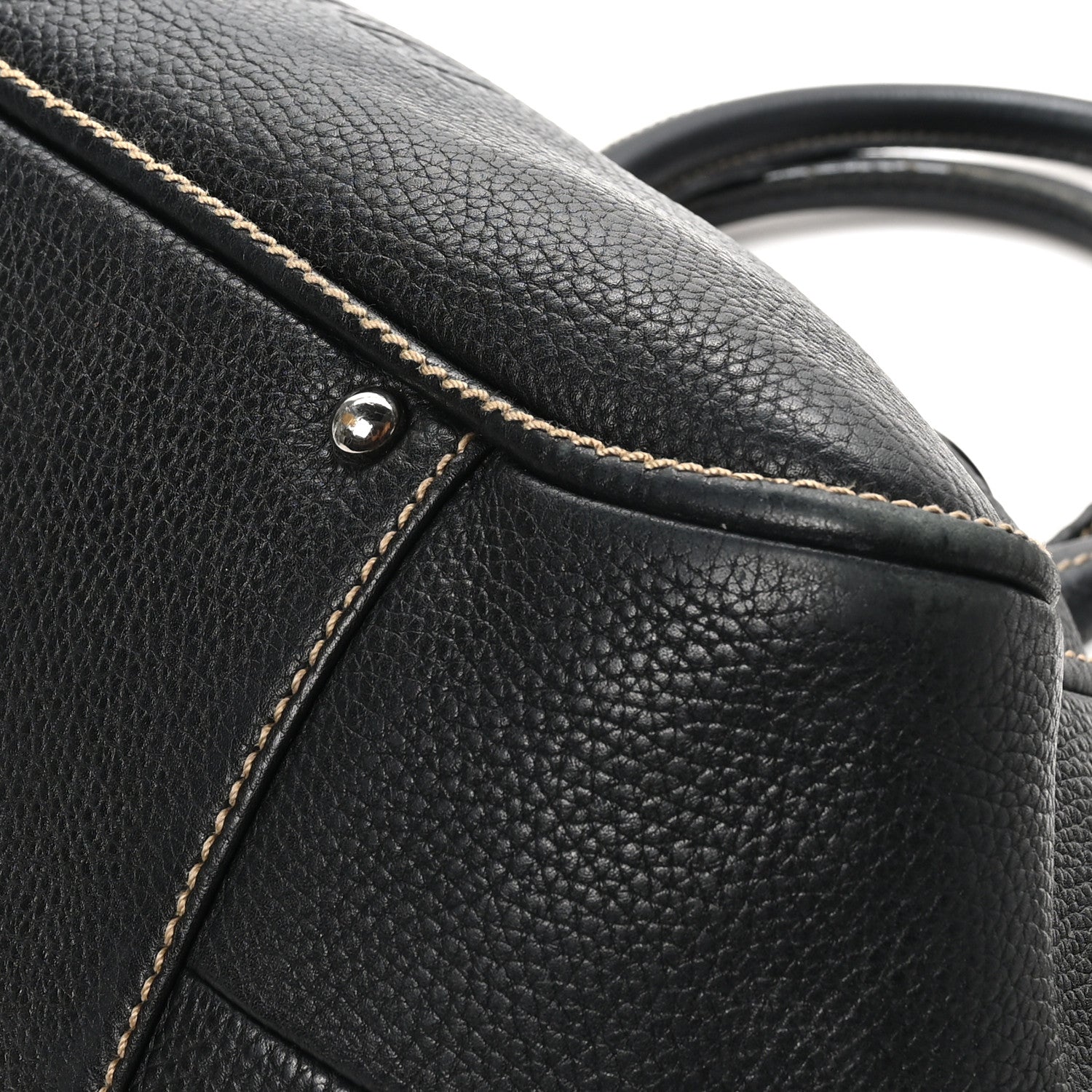Calfskin Tassel Bowler Black
