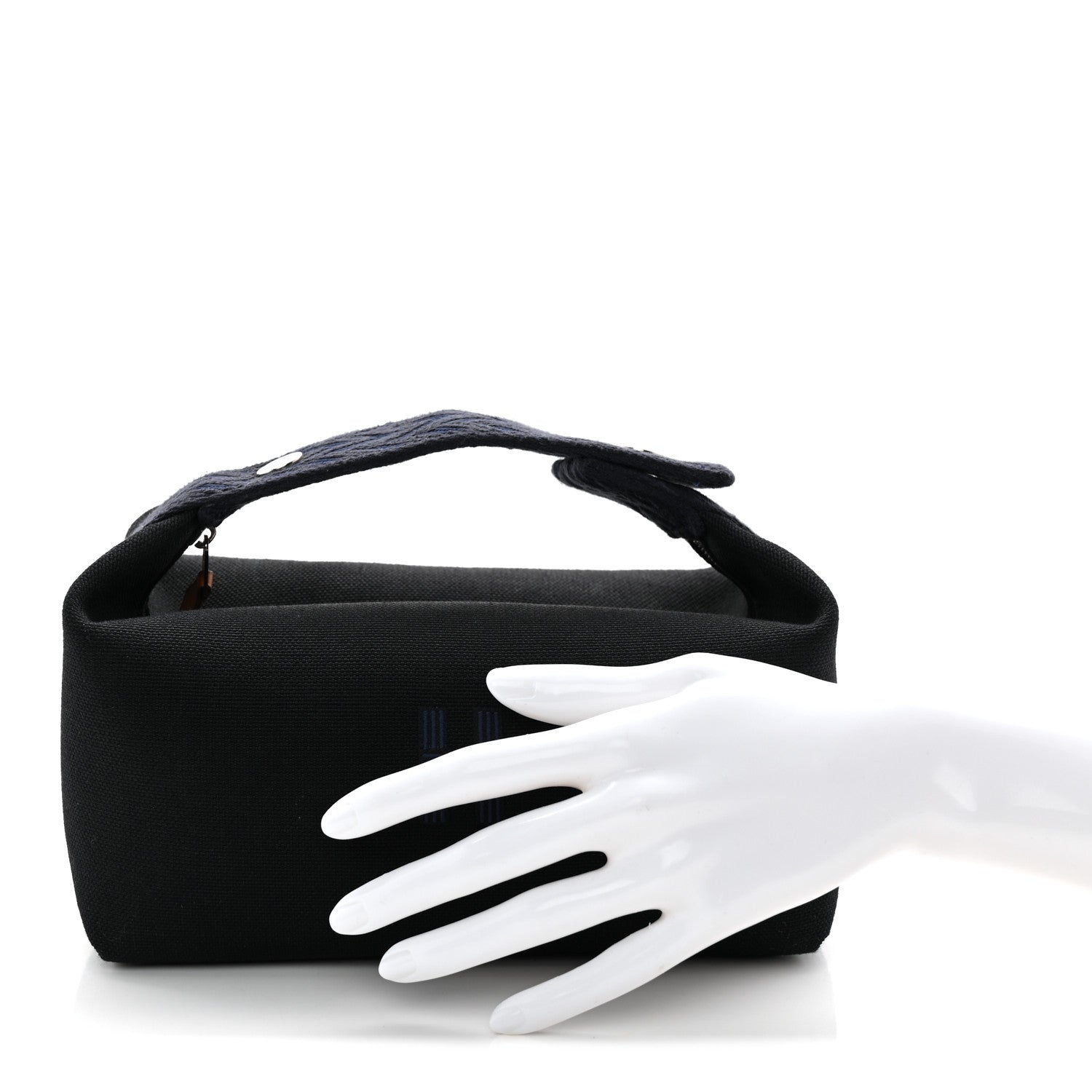 Canvas Small Bride-A-Brac Pouch Black Bleu Nuit