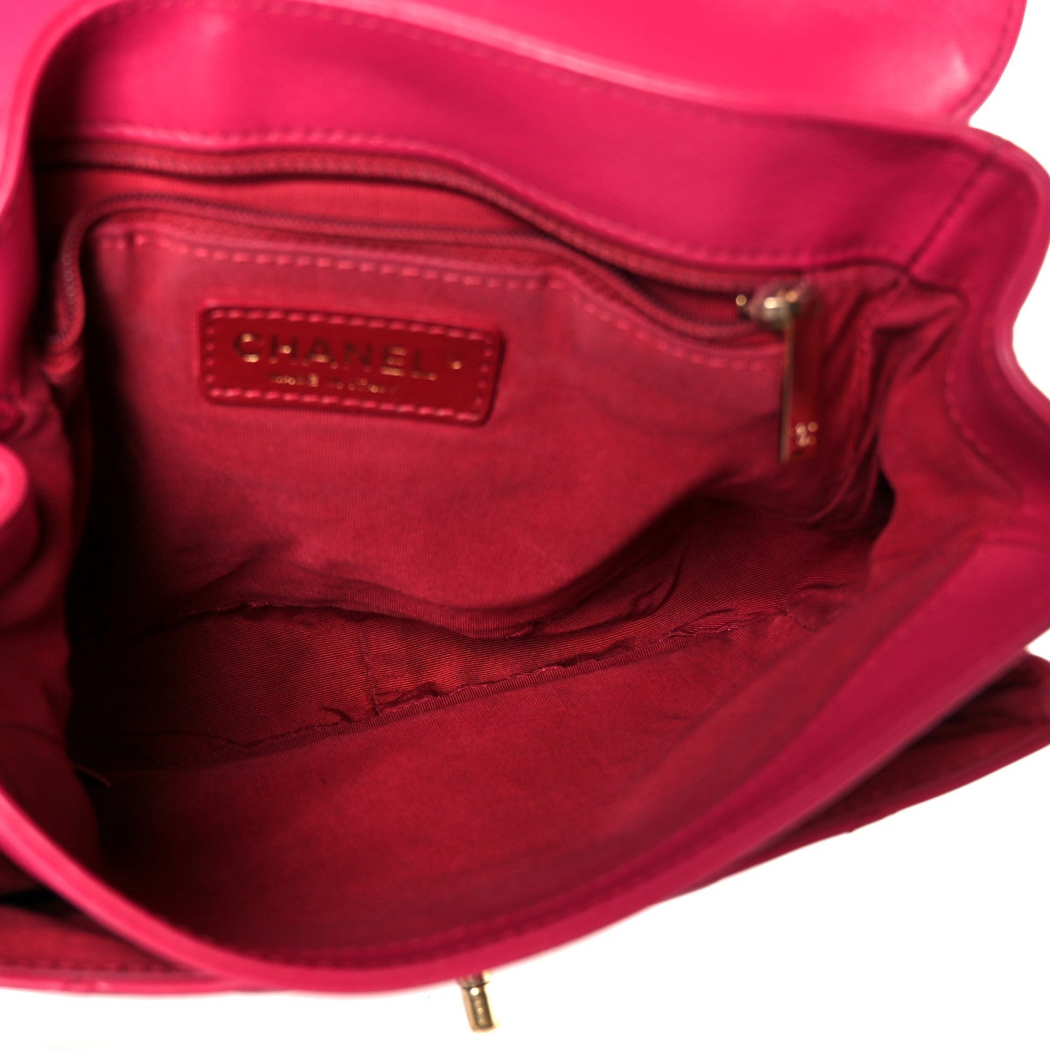 Lambskin Quilted Medium Lovely Day Flap Pink