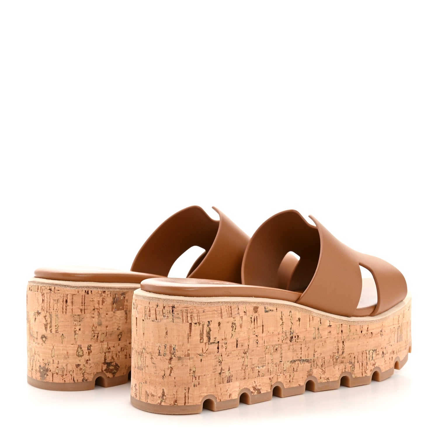 Calfskin Cork Eze 30 Sandals 35 Gold