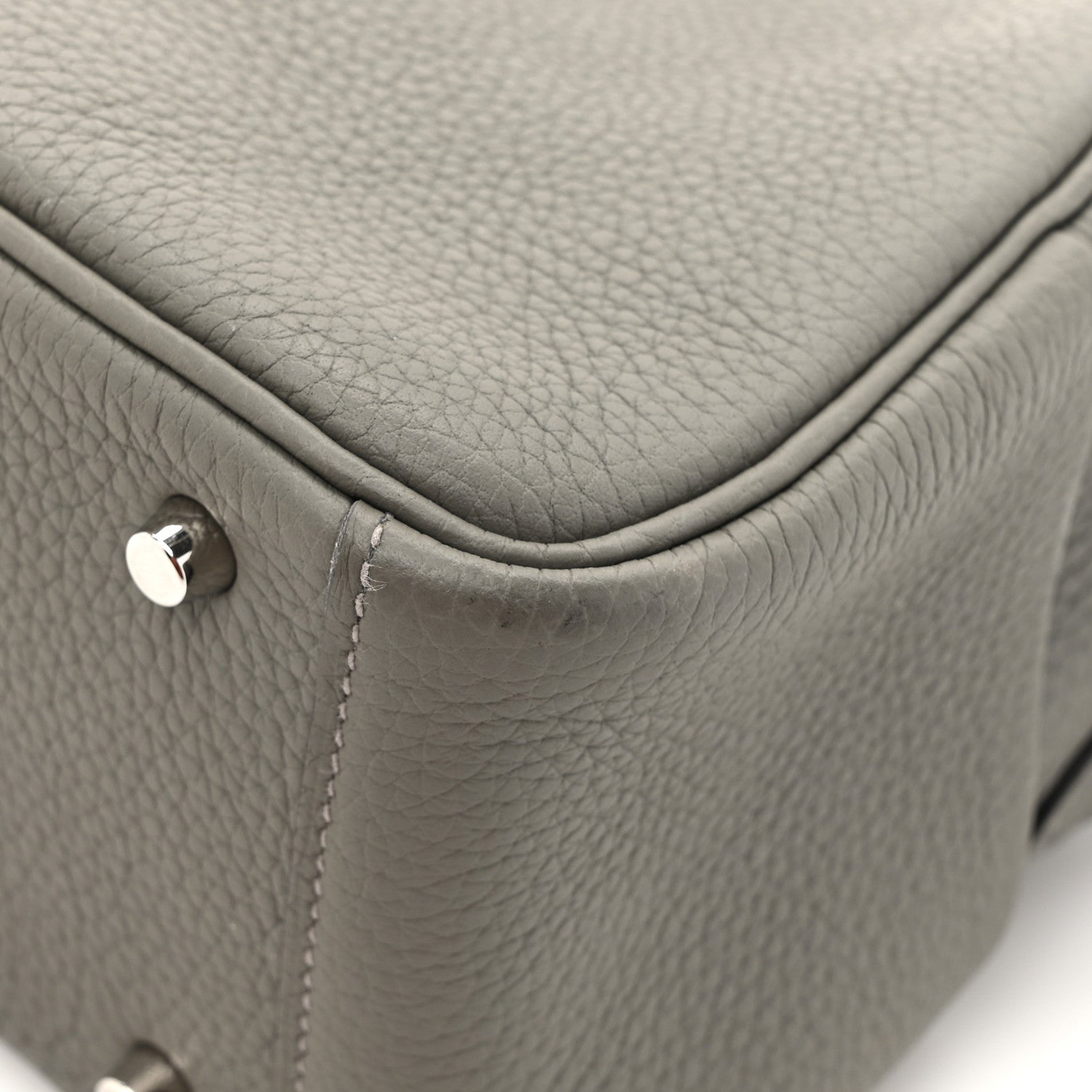 Taurillon Clemence Mini Lindy 20 Gris Meyer