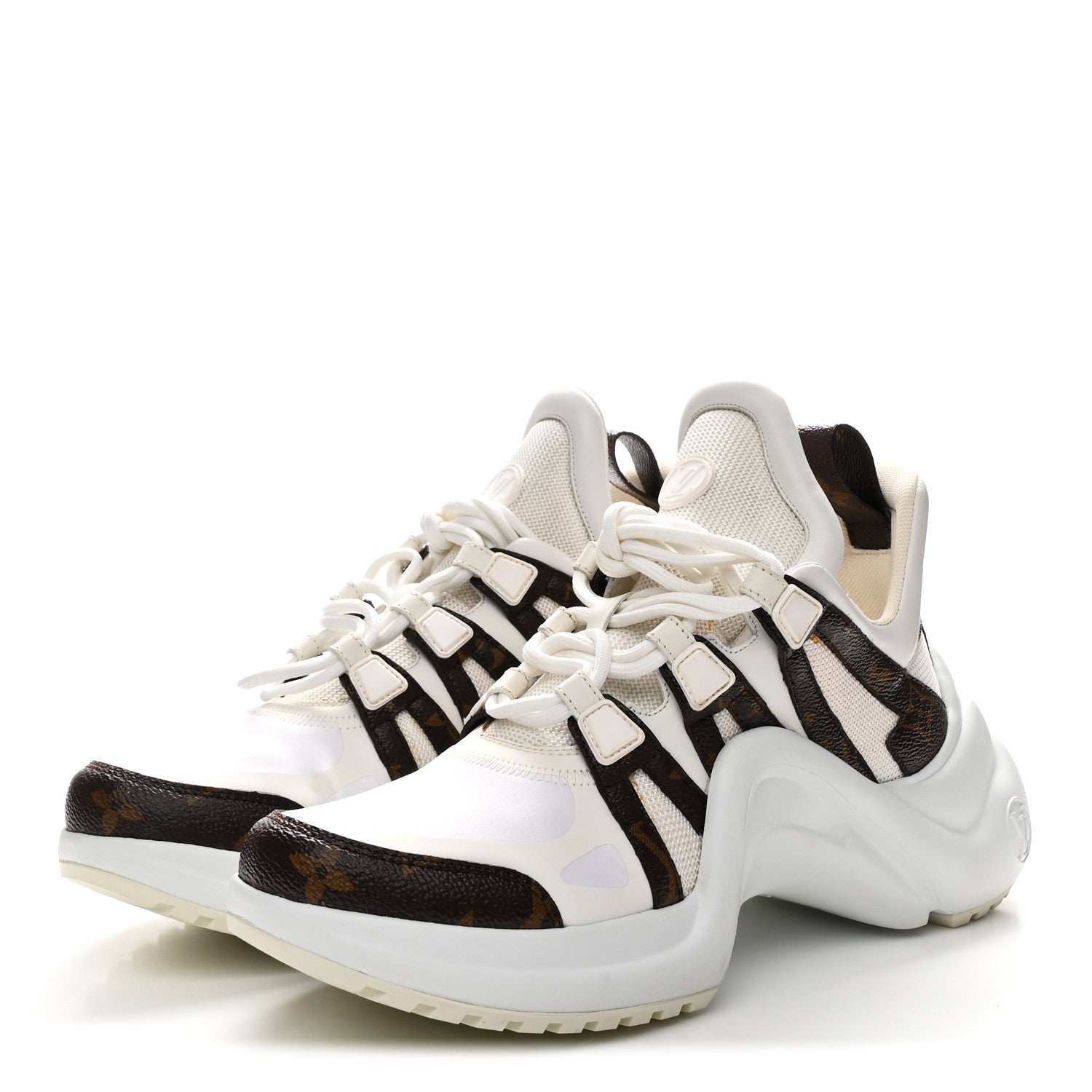Patent Monogram LV Archlight Sneakers 40 White