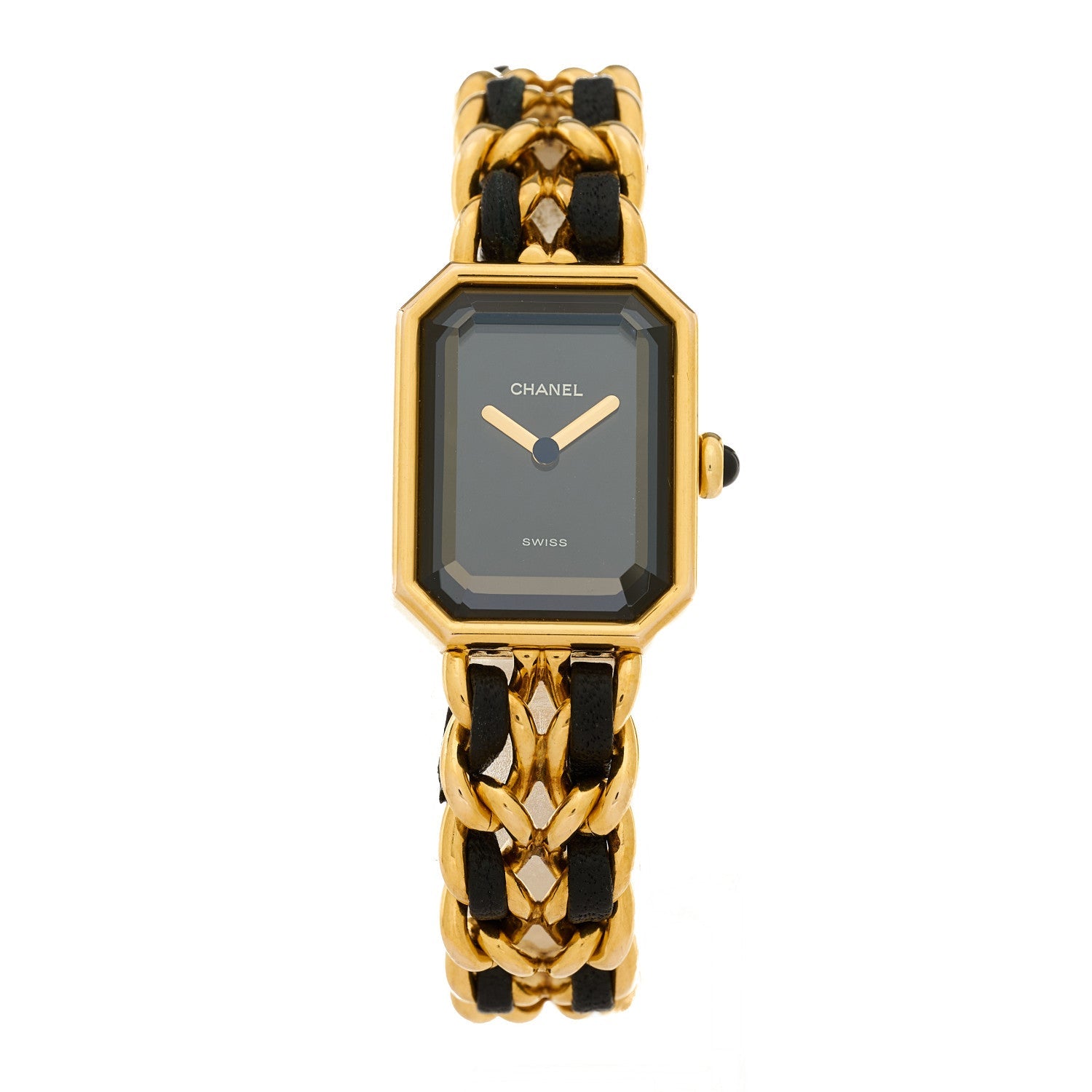 Stainless Steel Lambskin 20mm Chain Premiere Quartz Watch Gold M