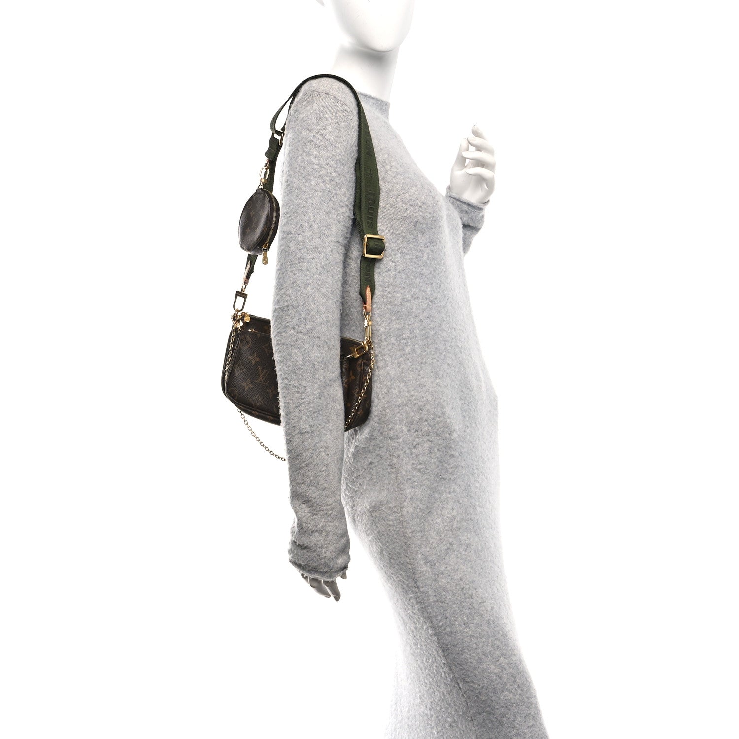 Monogram Multi Pochette Accessories Kaki