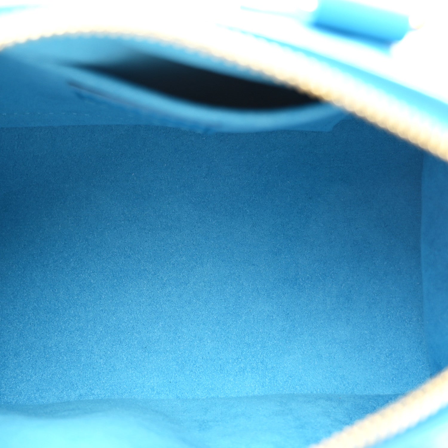 Calfskin Nanogram Embossed Speedy Bandouliere 20 Blue