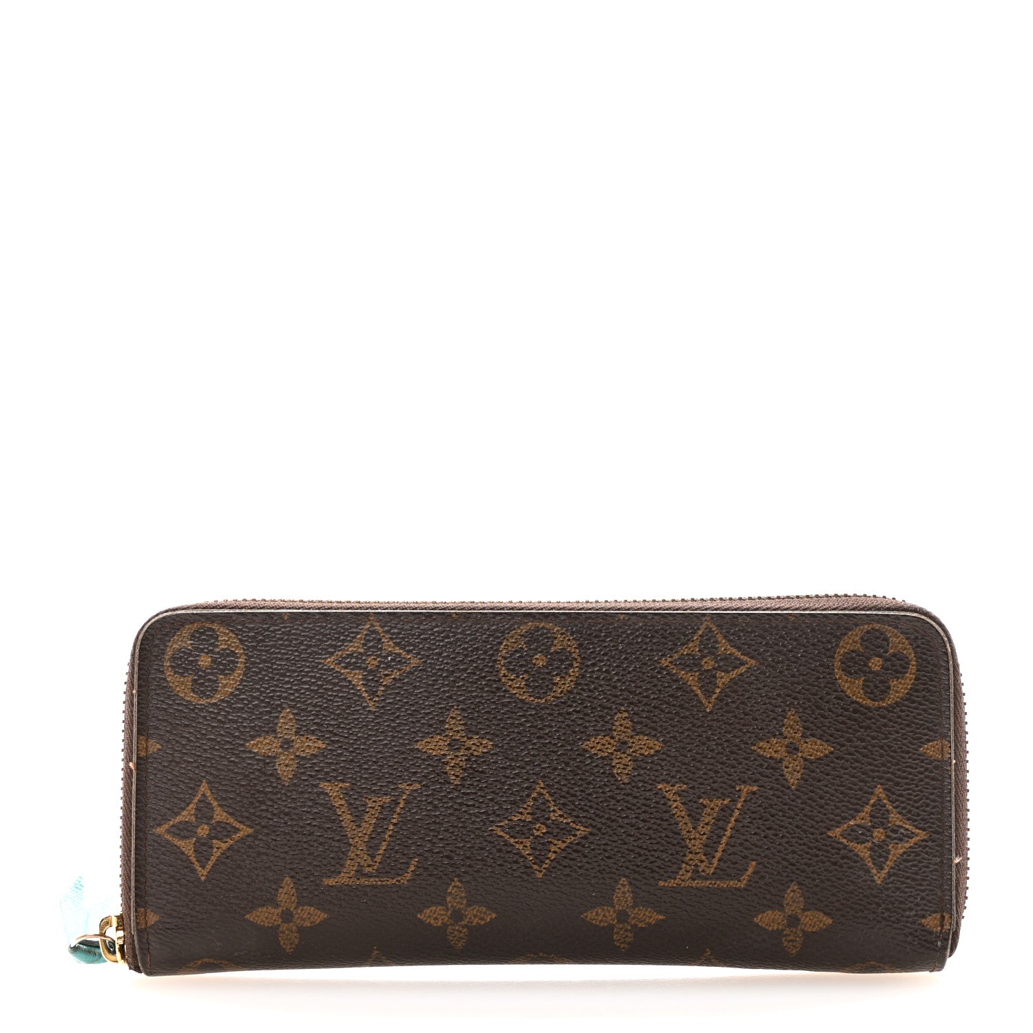 Monogram Clemence Wallet Turquoise