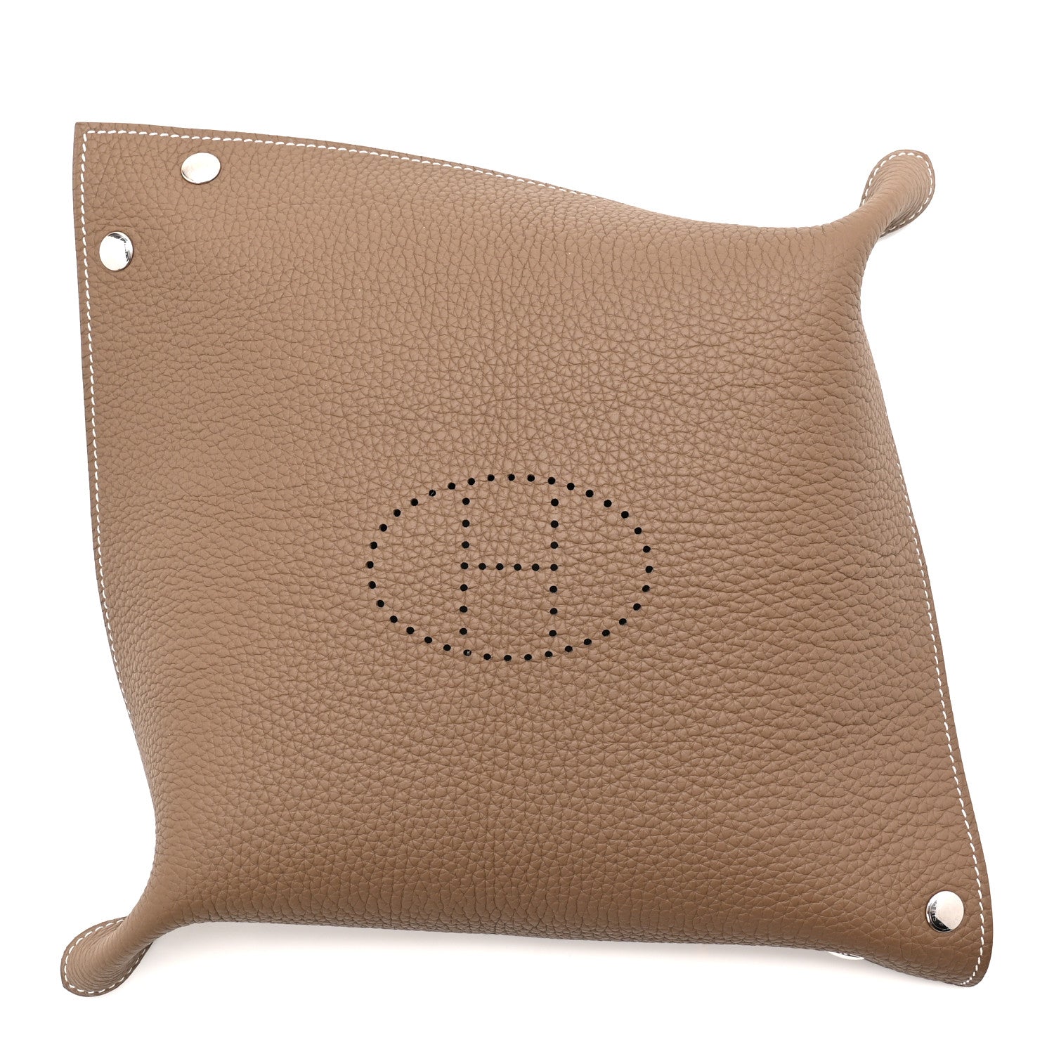 Taurillon Clemence Mises et Relances Change Tray Etoupe