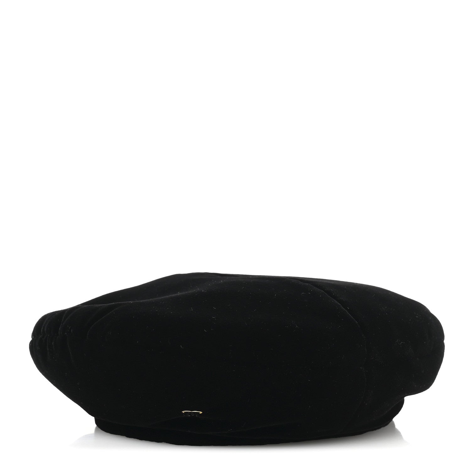 Velvet Beret Hat S Black