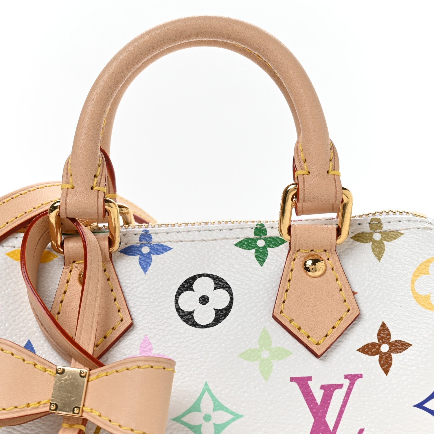 LV X TM Monogram Multicolor Nano Speedy White
