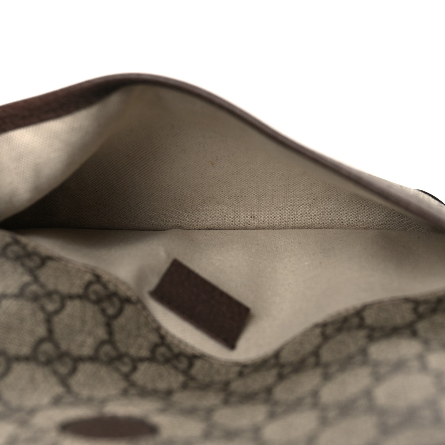 GG Supreme Monogram Neo Vintage Web Belt Bag Brown
