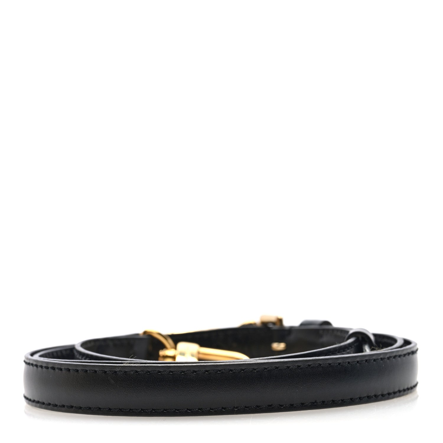 Calfskin 16mm Adjustable Shoulder Strap Black