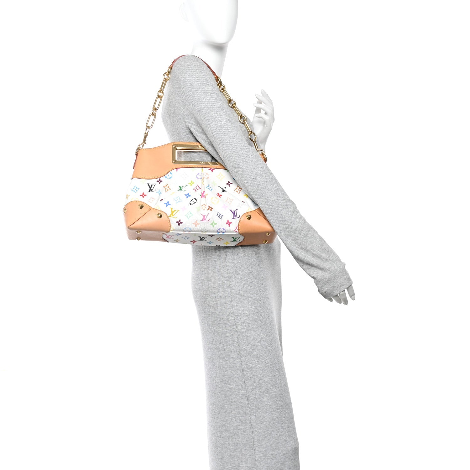 Monogram Multicolor Judy MM White