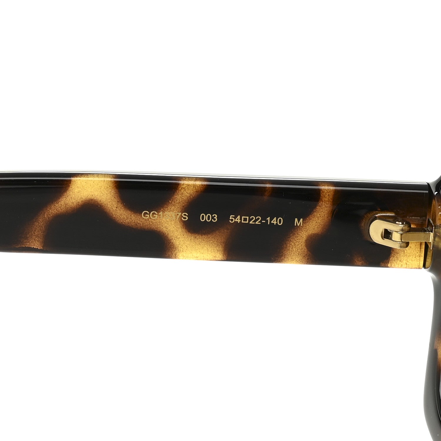 Acetate Square Frame Sunglasses GG1337S Havana
