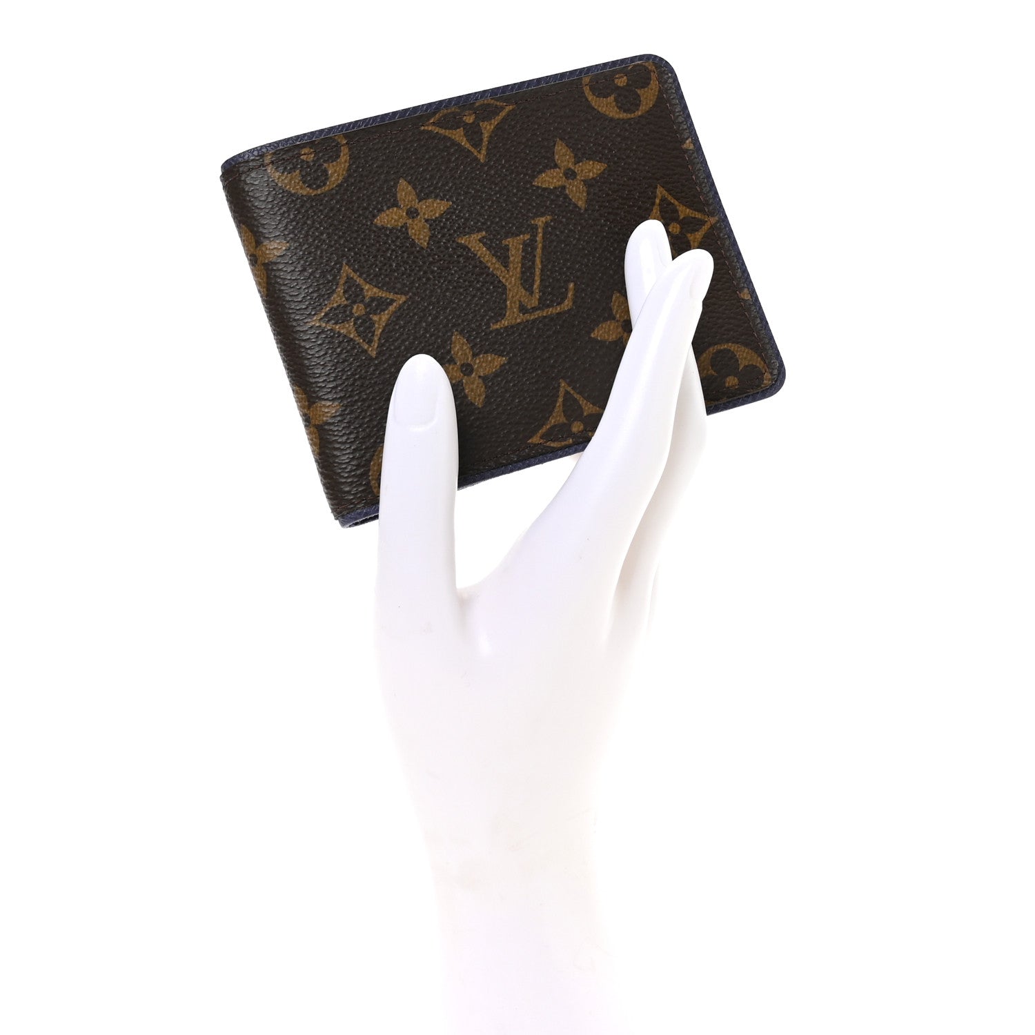 Monogram Outdoor Slender Wallet Indigo Blue