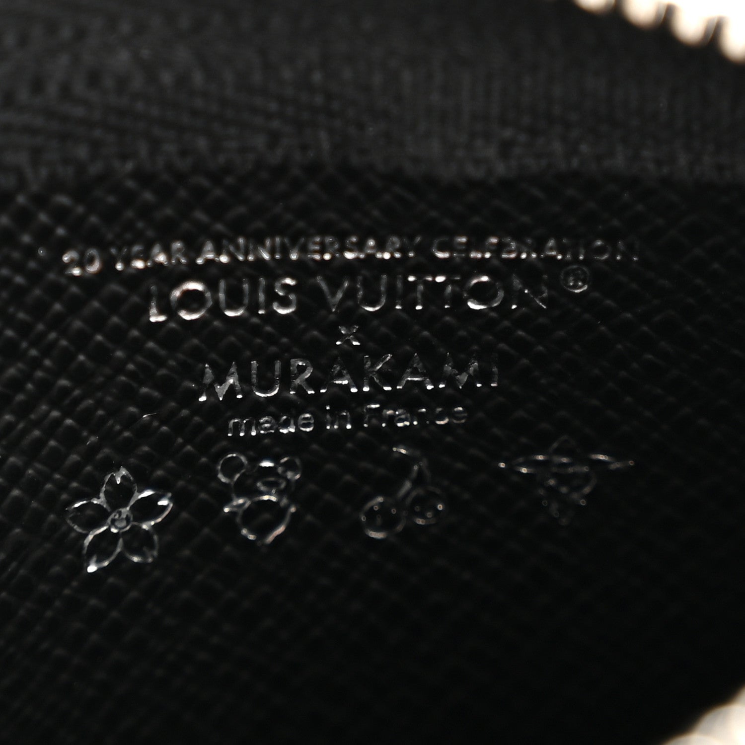 LV X TM Monogram Multicolor Key Pouch Black
