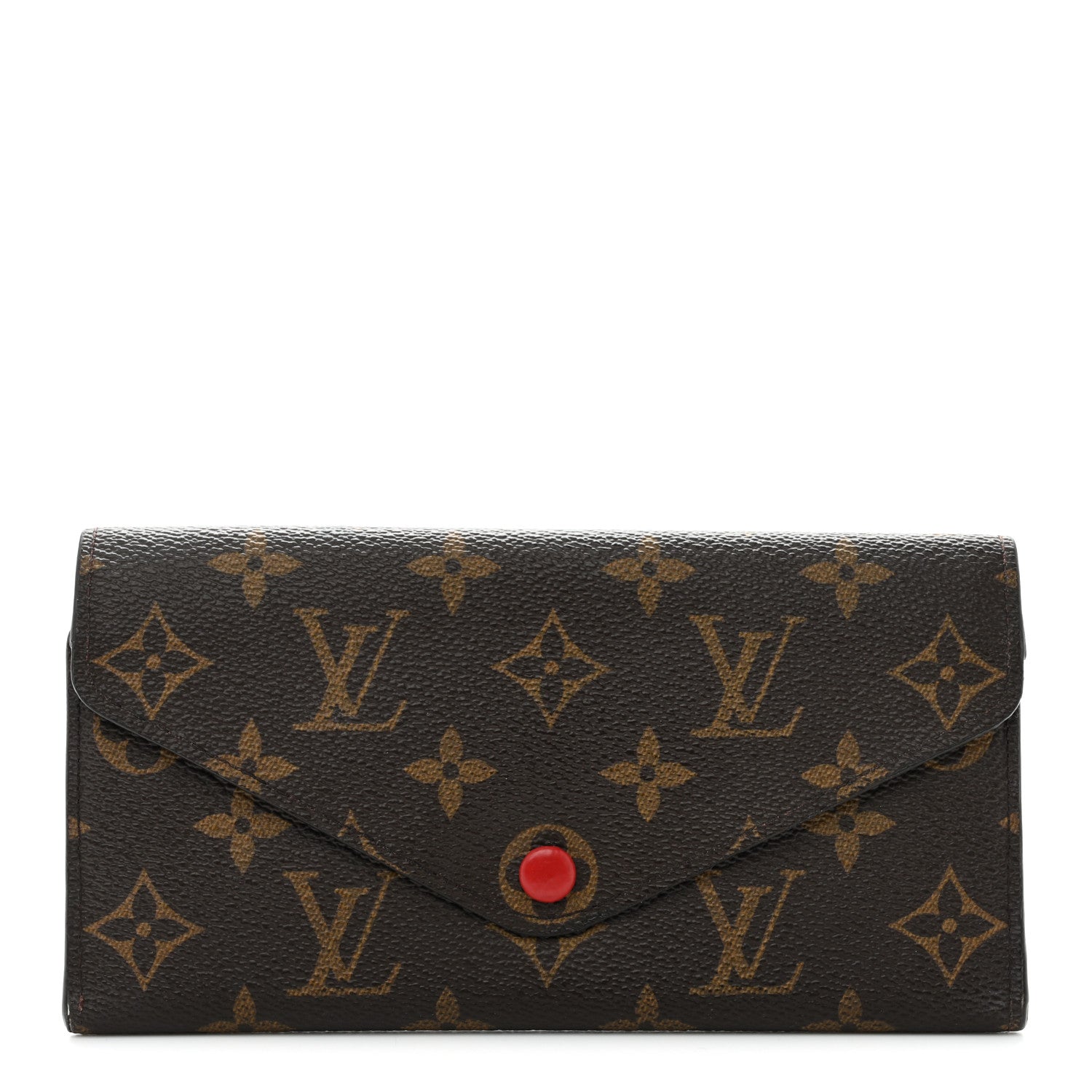 Monogram Josephine Wallet Red