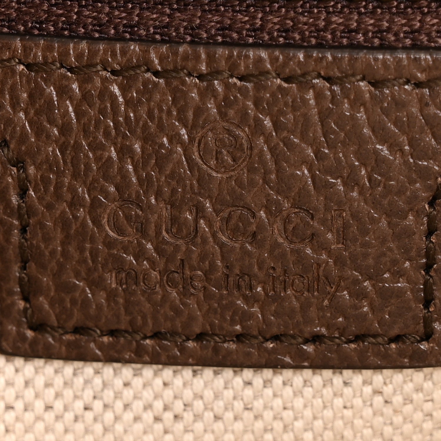 GG Supreme Monogram Web Small Ophidia Half Moon Hobo Brown