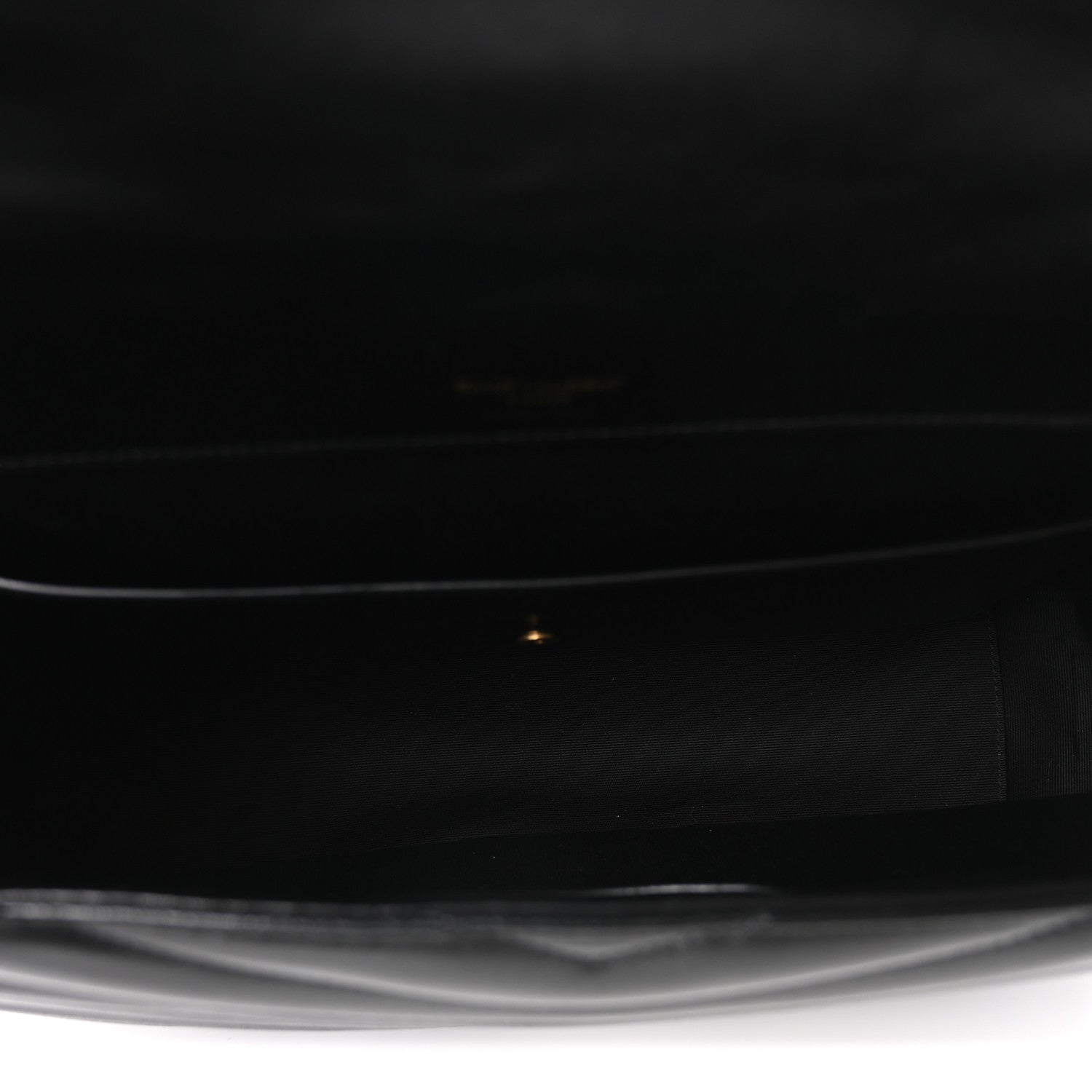 Lambskin Quilted Monogram Large Loulou Black