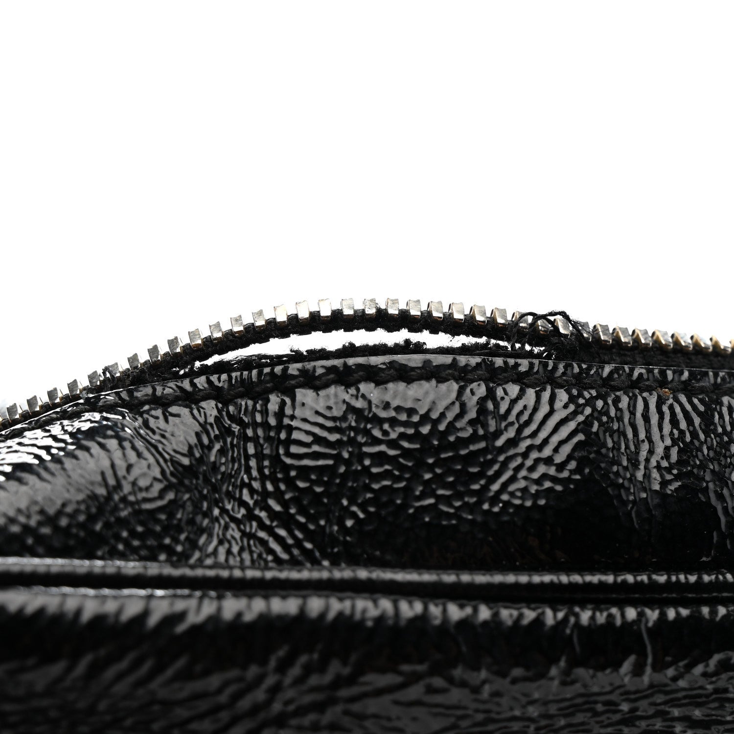 Soft Patent Small Soho Disco Bag Black