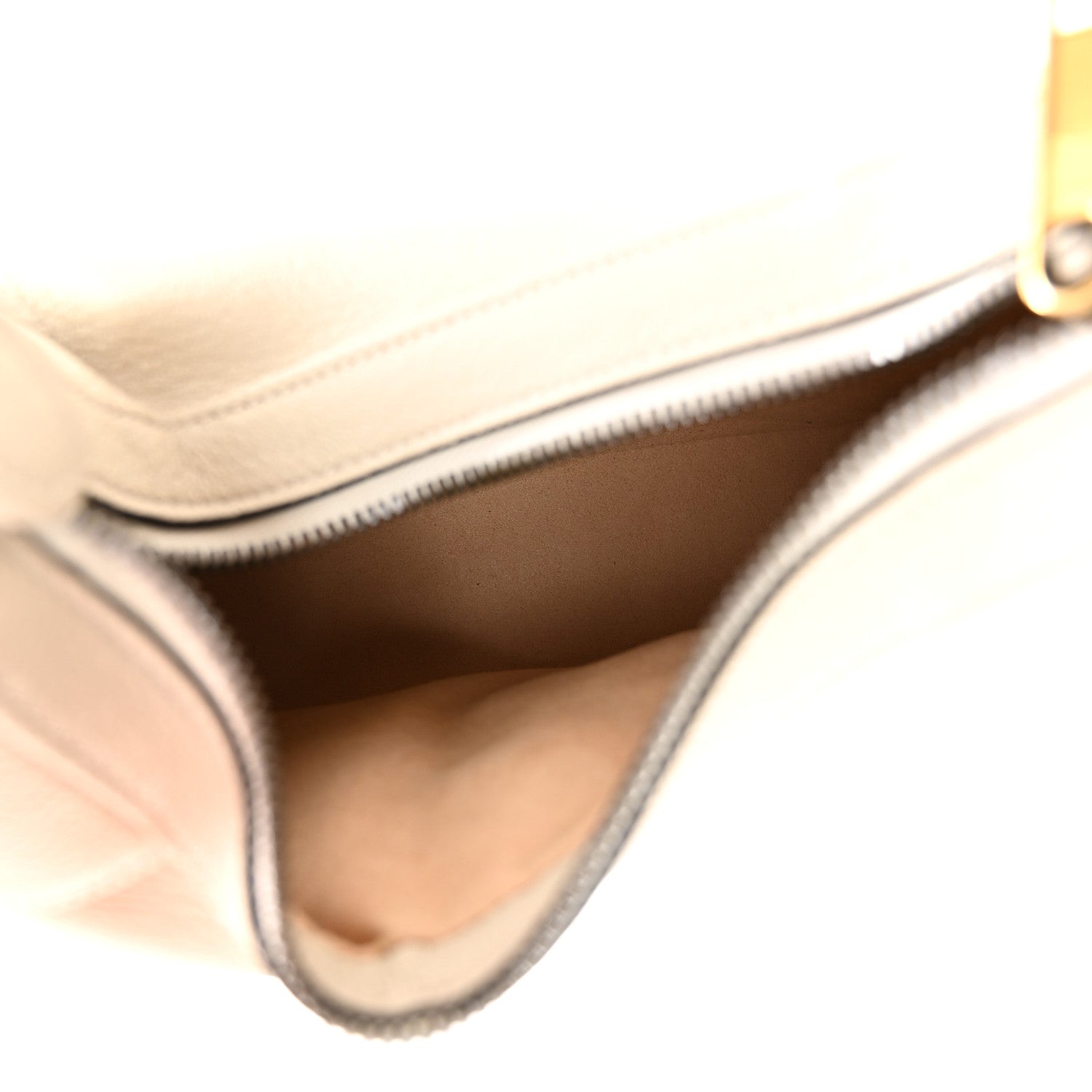 Goatskin Small Aphrodite Shoulder Bag Mystic White