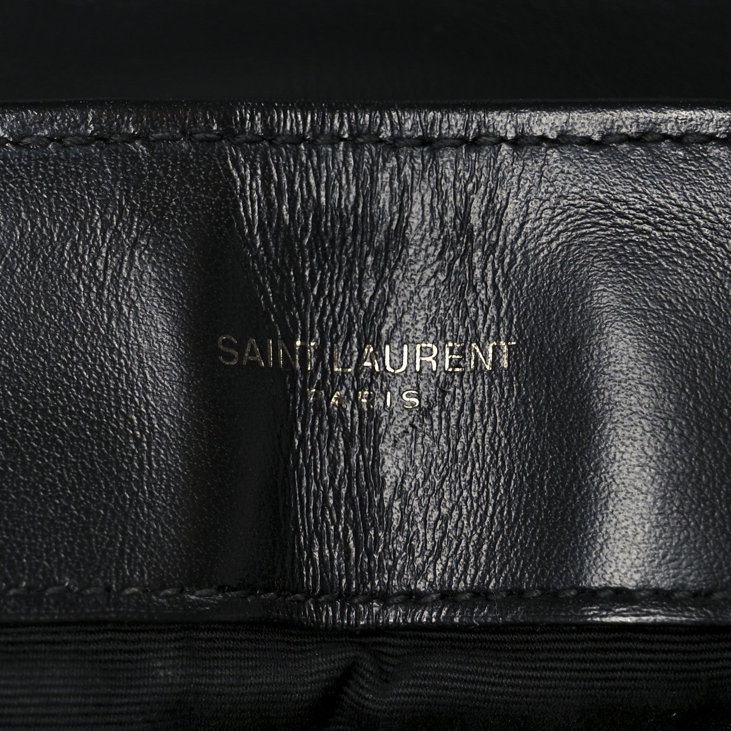 Calfskin Y Quilted Monogram Monochrome Medium Loulou Chain Satchel Black