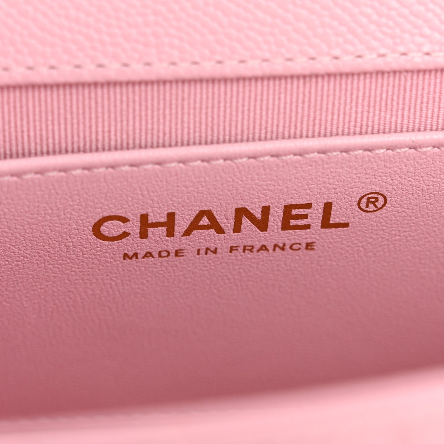 Caviar Quilted Mini Flap Light Pink