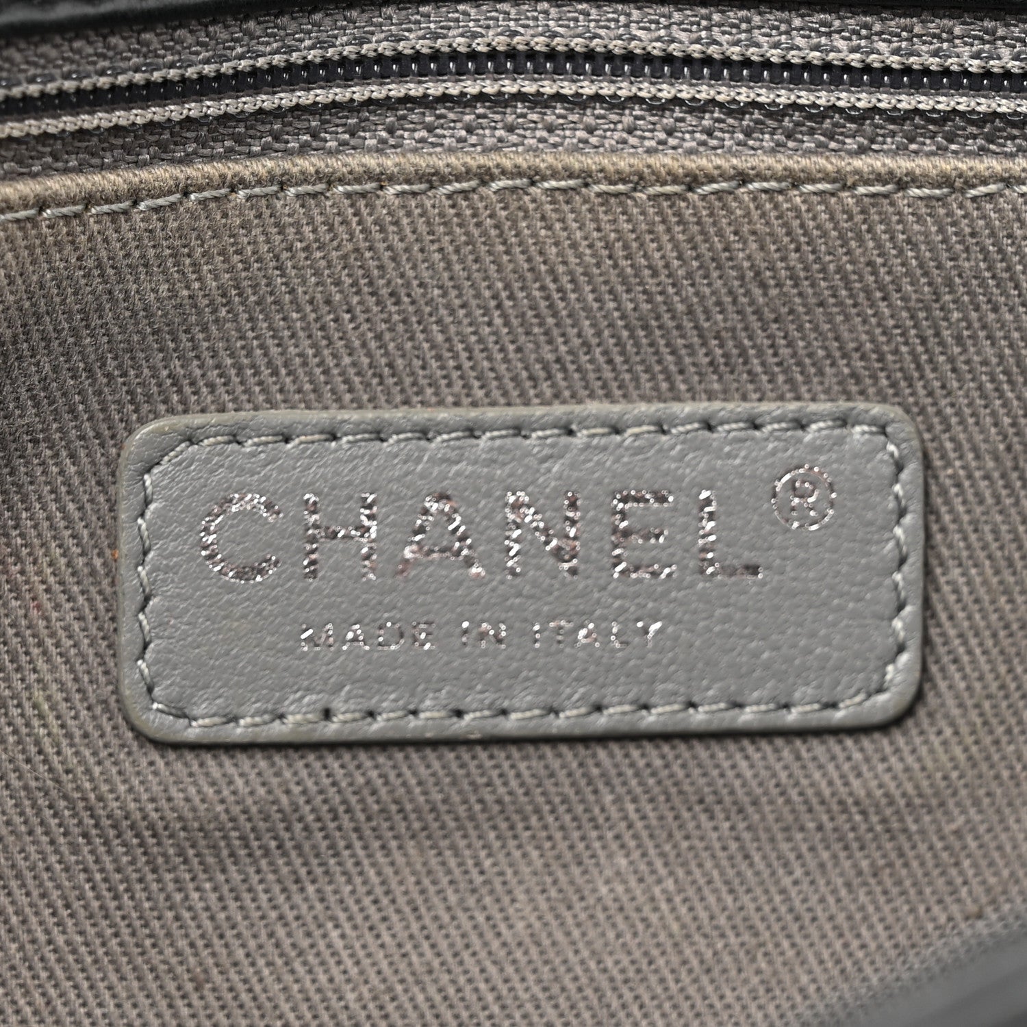 Calfskin Crystal Embossed Medium Boy Flap Black