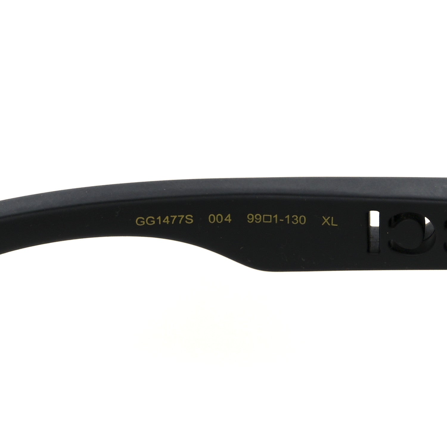 Guccissima Acetate Mask-Frame Sunglasses GG1477S Black