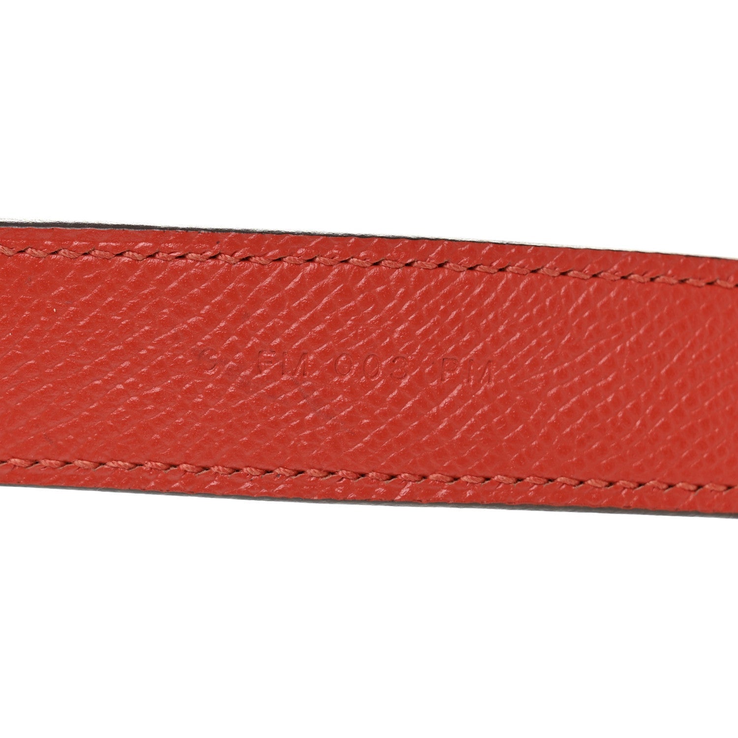 Epsom 25mm Tressage Shoulder Strap Capucine Celeste Rouge H