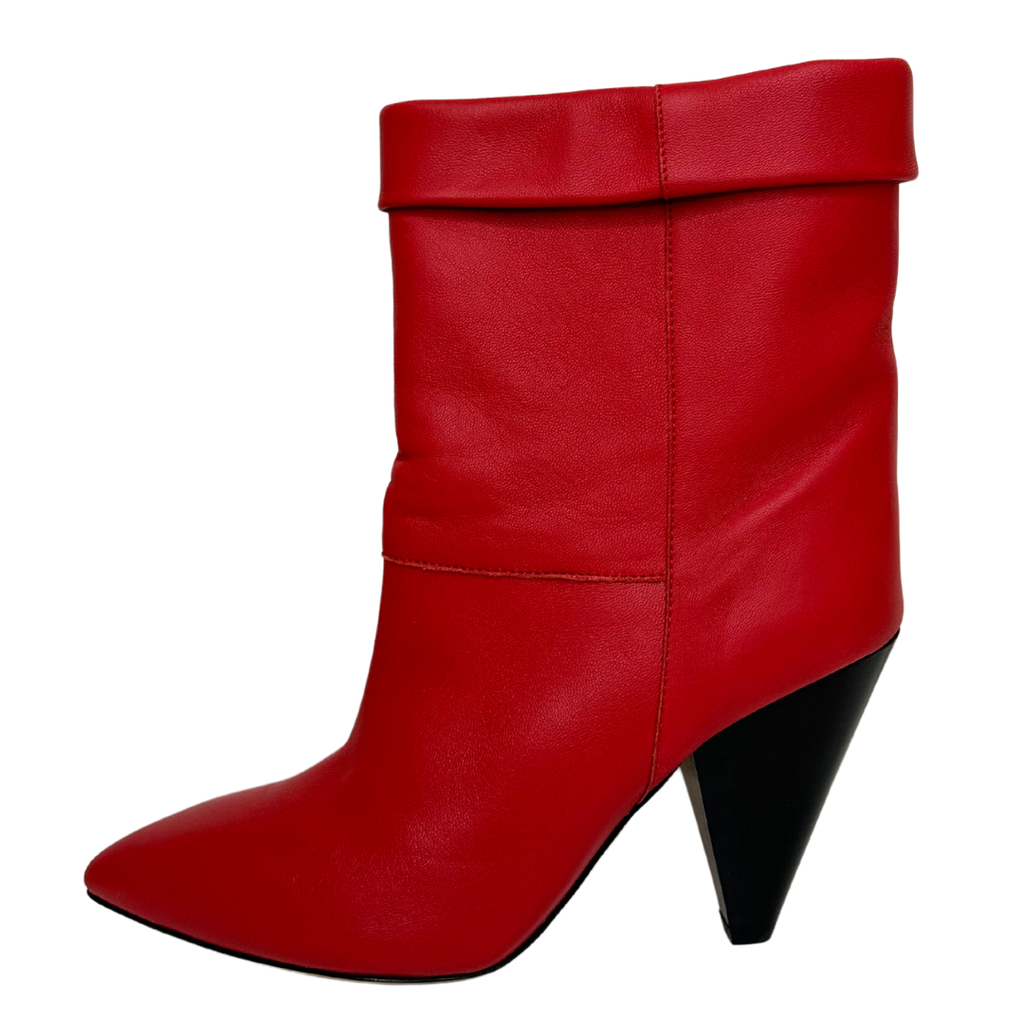 Isabel Marant Red Bootie, 36