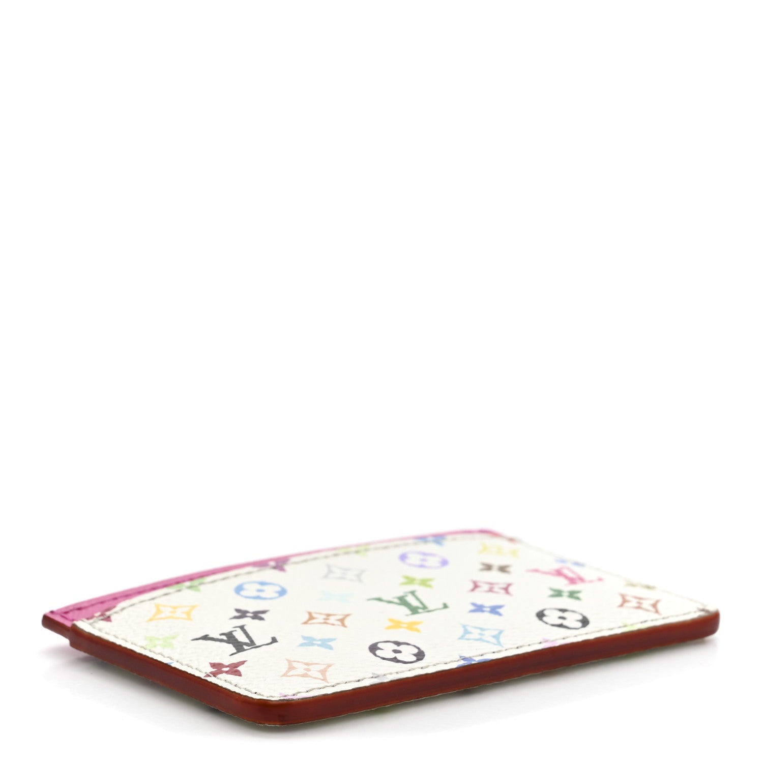 LV X TM Monogram Multicolor Card Holder Kawaii Pink