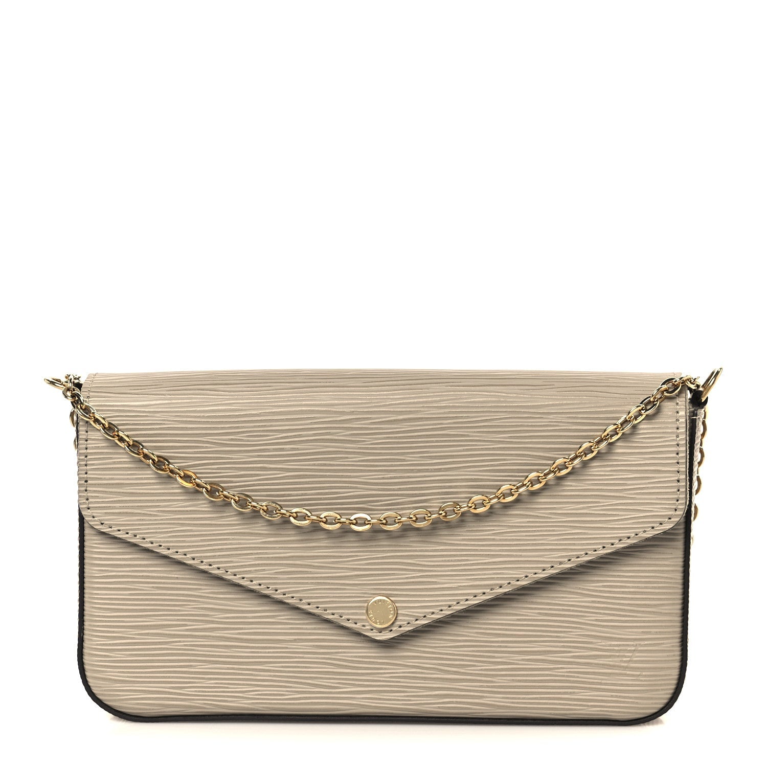 Epi Felicie Pochette Chain Wallet Galet