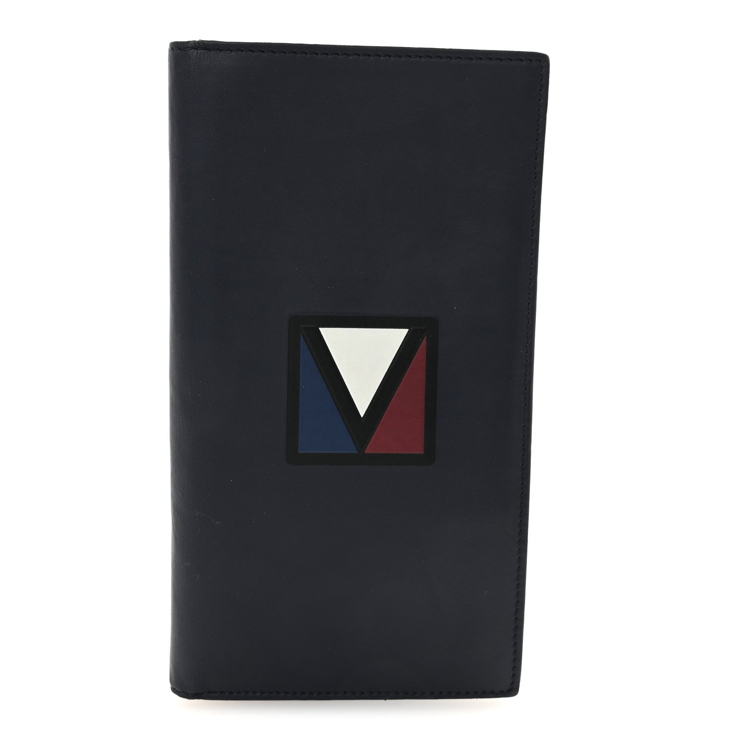 Smooth Calfskin America's Cup Organizer Wallet  Navy
