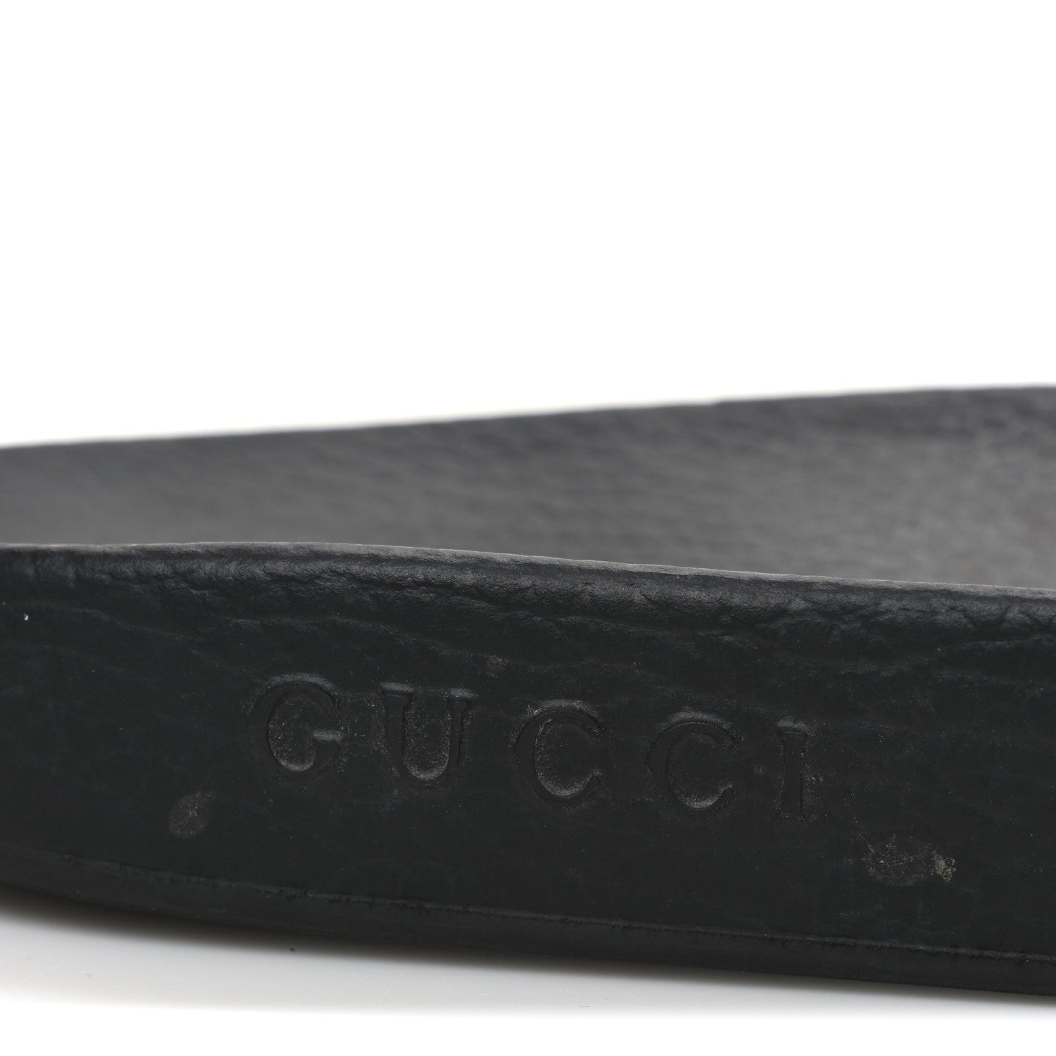 GG Supreme Monogram Fake/Not Mens Slide Sandals 11 Beige Ebony