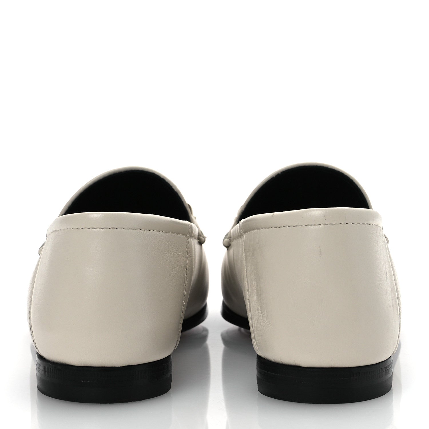 Calfskin Womens Jordaan Loafers 35.5 Mystic White