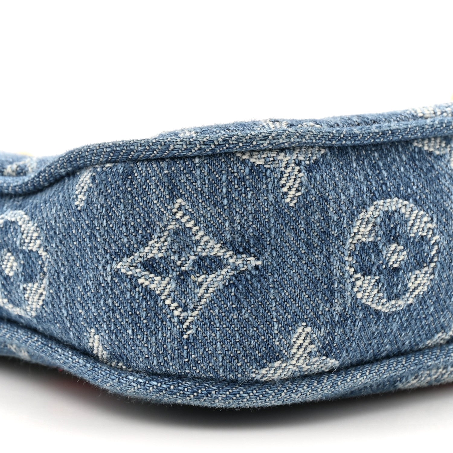 LV X TM Monogram Denim Cerises Pochette Accessories Blue