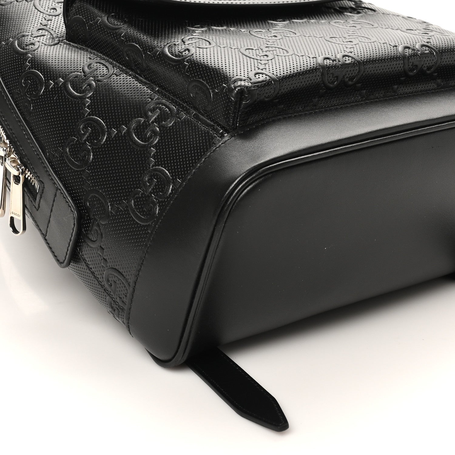 Calfskin GG Tennis Embossed Backpack Black