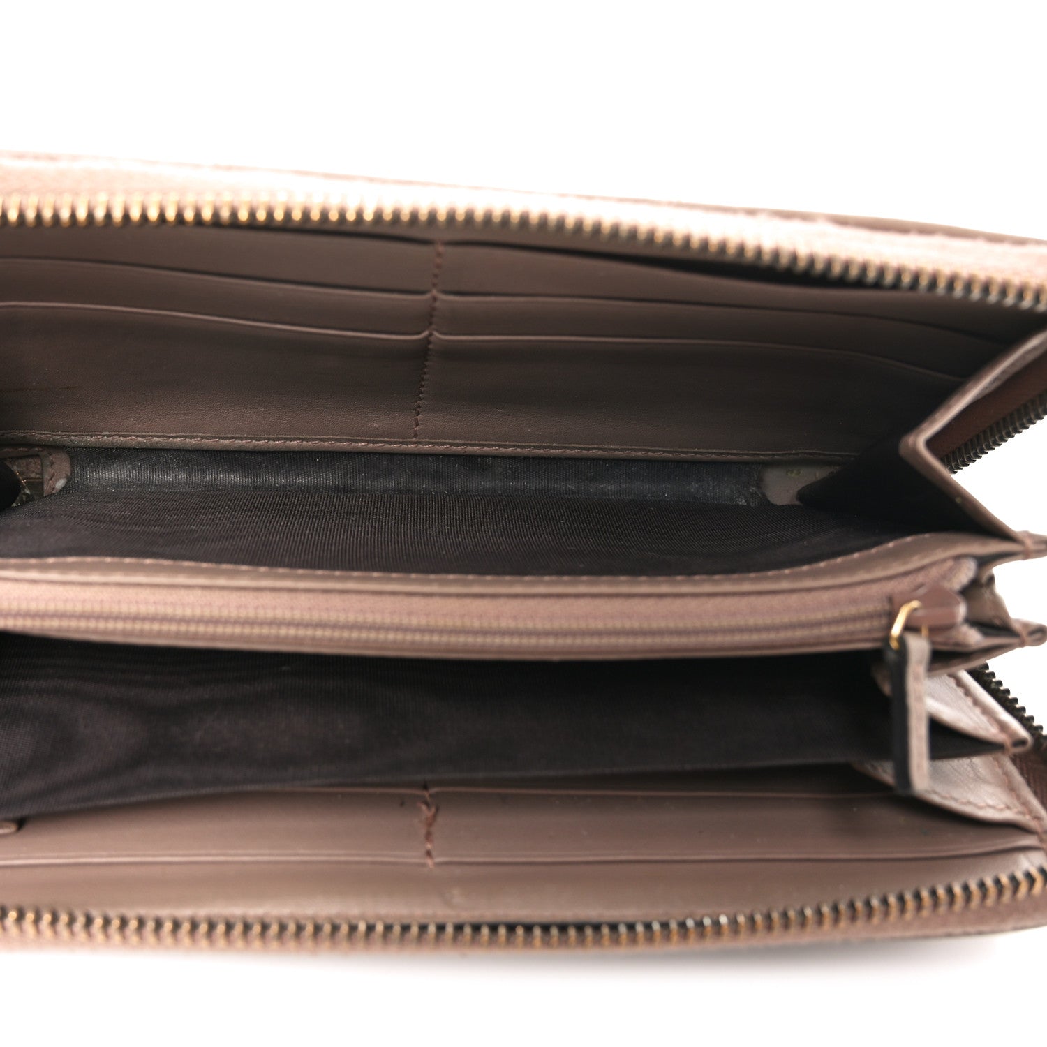 Calfskin Matelasse GG Marmont Zip Around Organizer Wallet Porcelain Rose