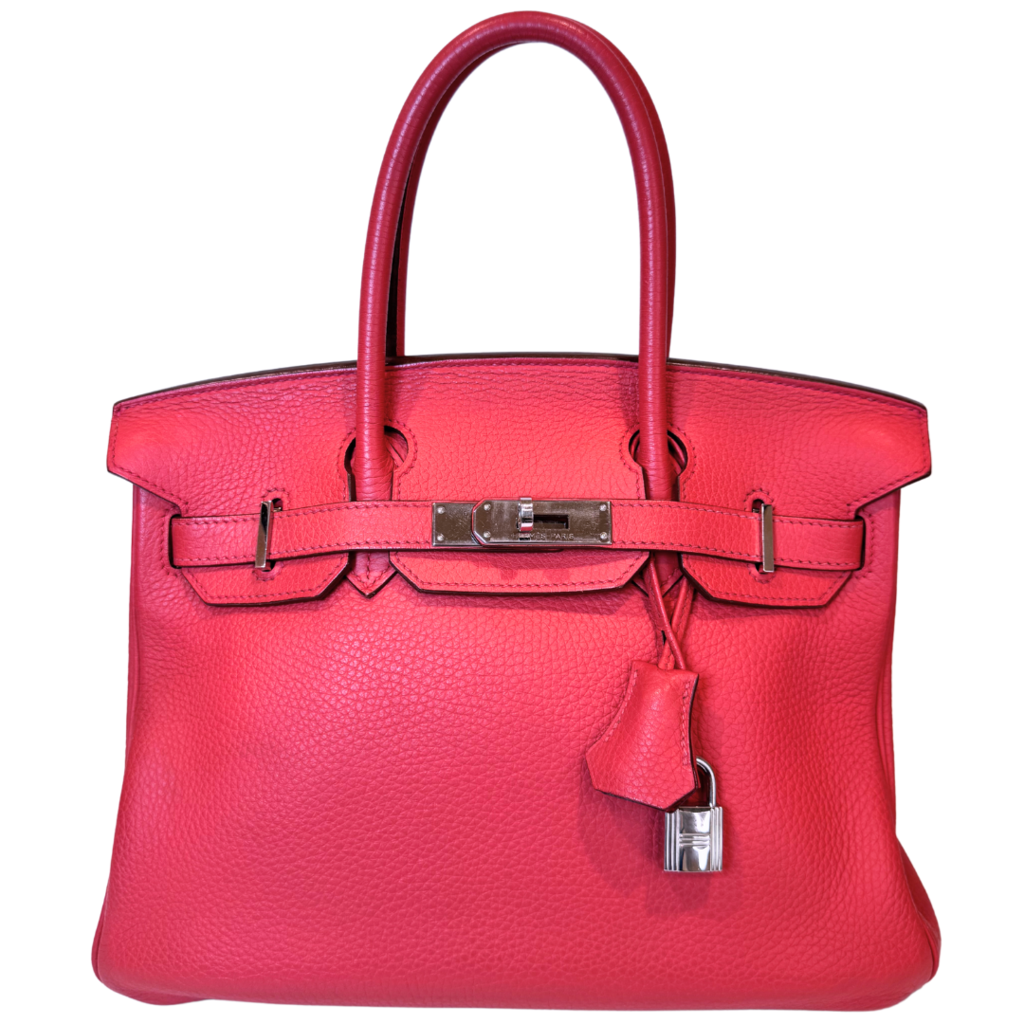 Hermès Birkin Rouge Pivoine Togo Palladium HW 30CM (2010)
