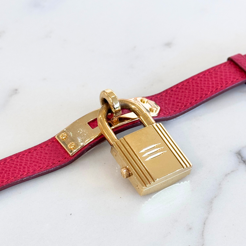 Hermes Red Lock Watch