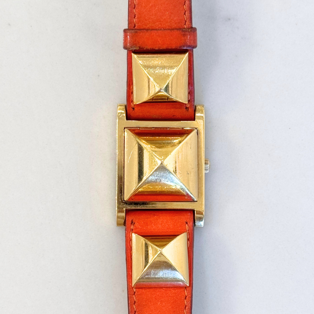Hermes Orange Medor 23mm Watch