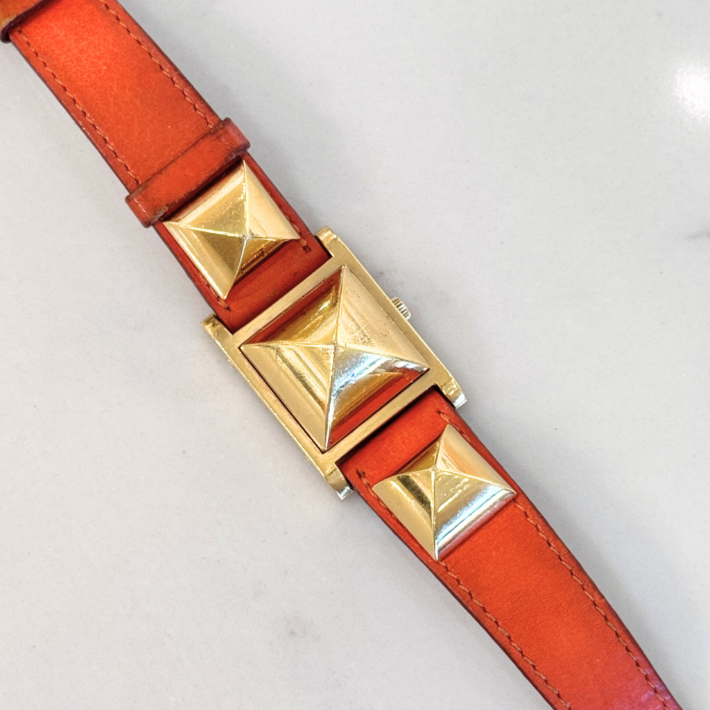 Hermes Orange Medor 23mm Watch