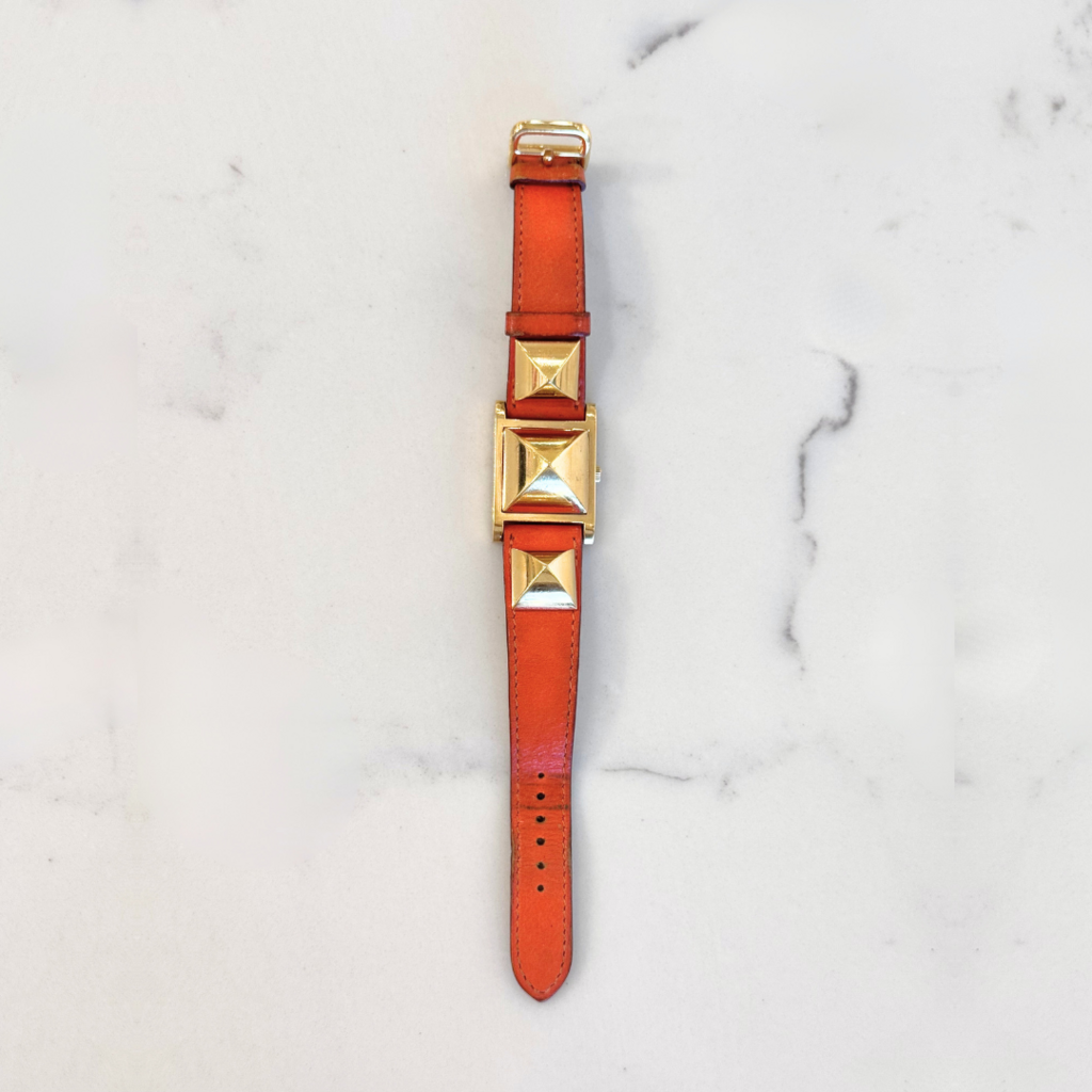 Hermes Orange Medor 23mm Watch