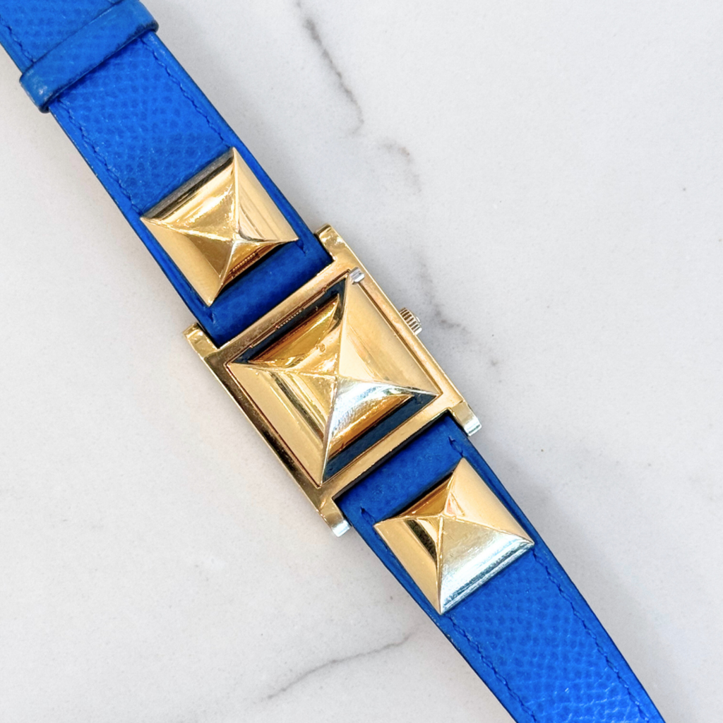 Hermes Blue Medor 23mm Watch