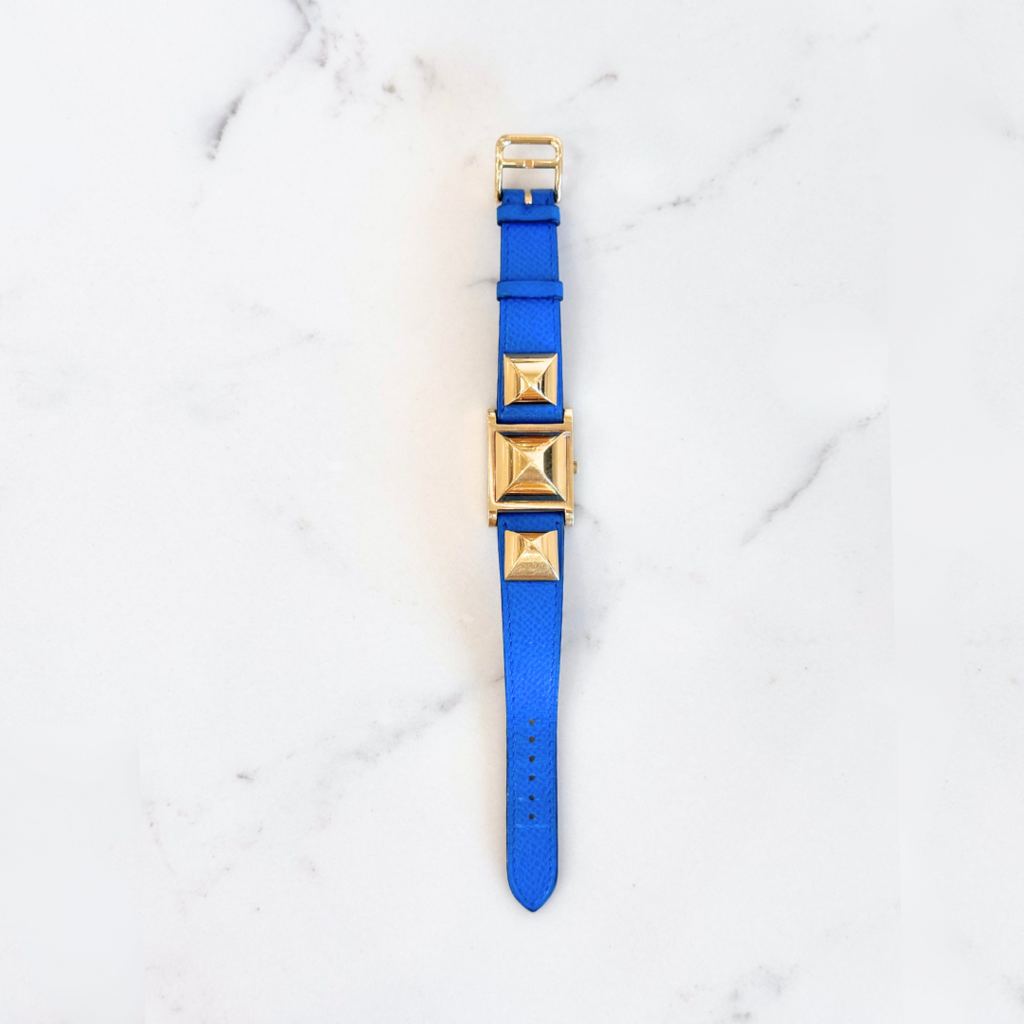 Hermes Blue Medor 23mm Watch