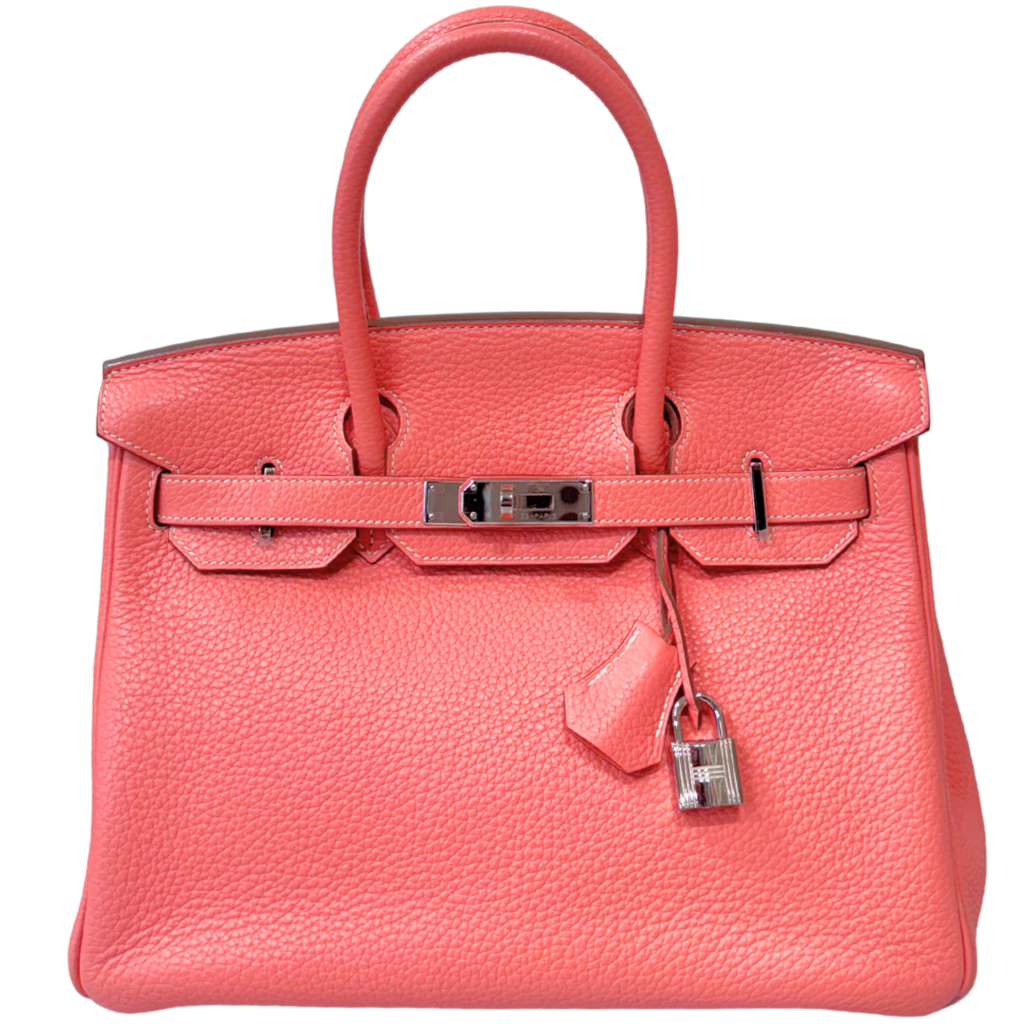 Hermès Birkin Rose Pink Clemence 30CM Palladium HW (2011)